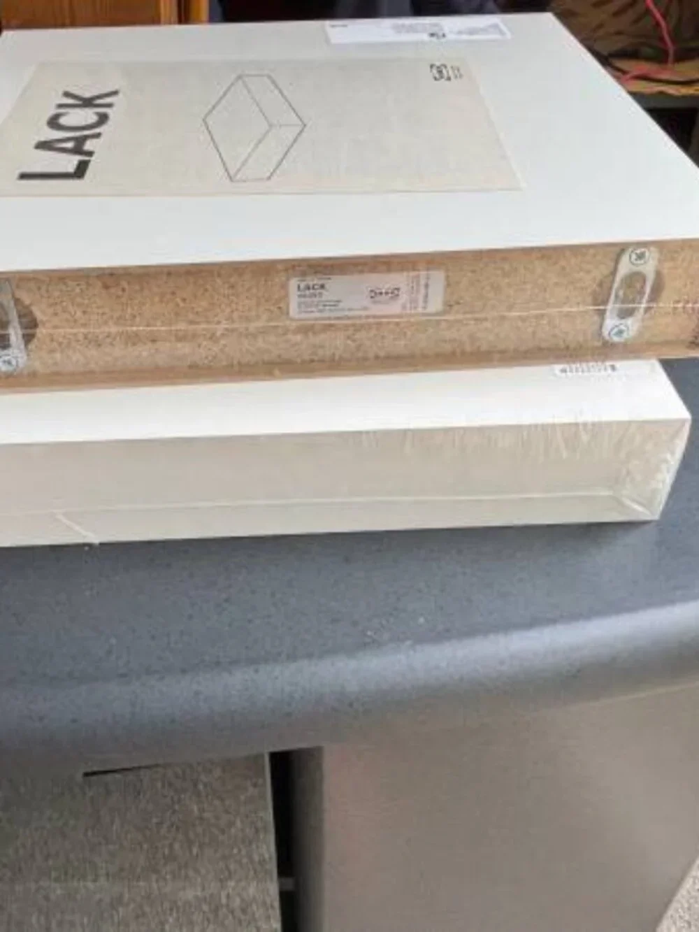 NEW! 2 Ikea LACK Floating Wall Shelf 11 3/4